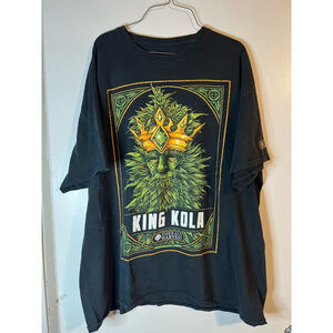 Men's Emerald Harvest T-shirt 2XL Black Graphic Tee